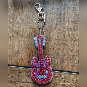 Red Guitar Key Holder